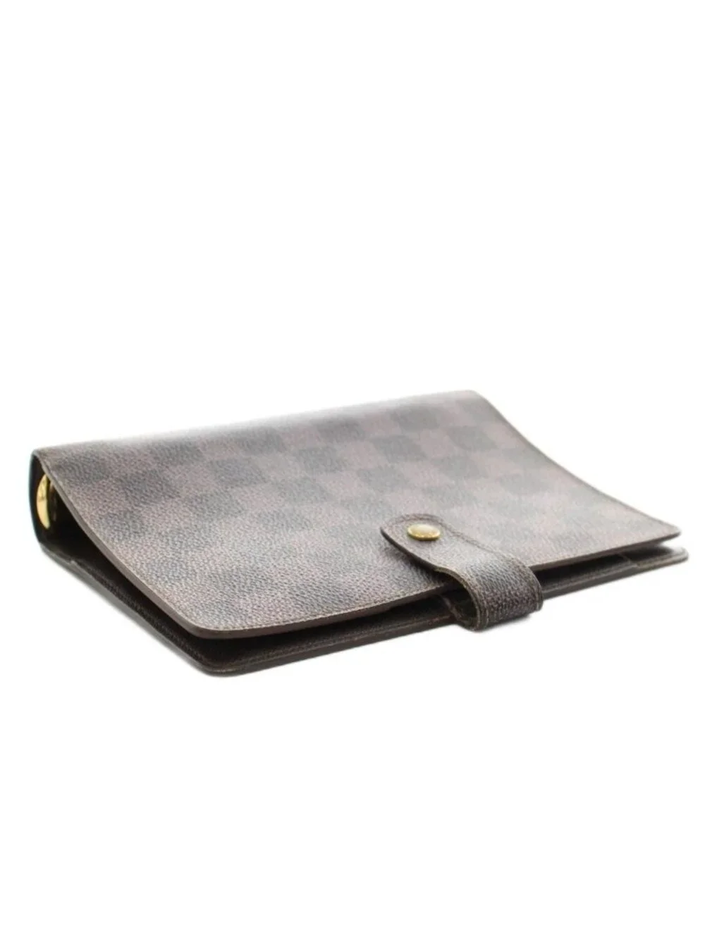Louis Vuitton Damier Ebene Agenda MM Notebook Case Brown